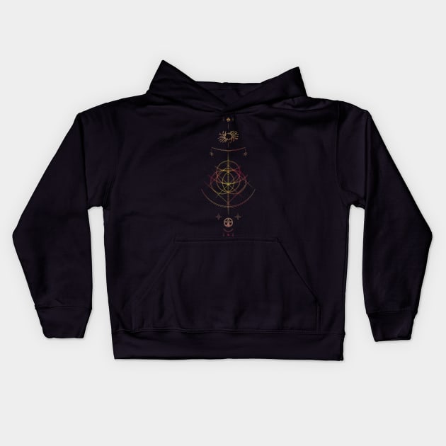 Elden Gold Starline Kids Hoodie by Wimido